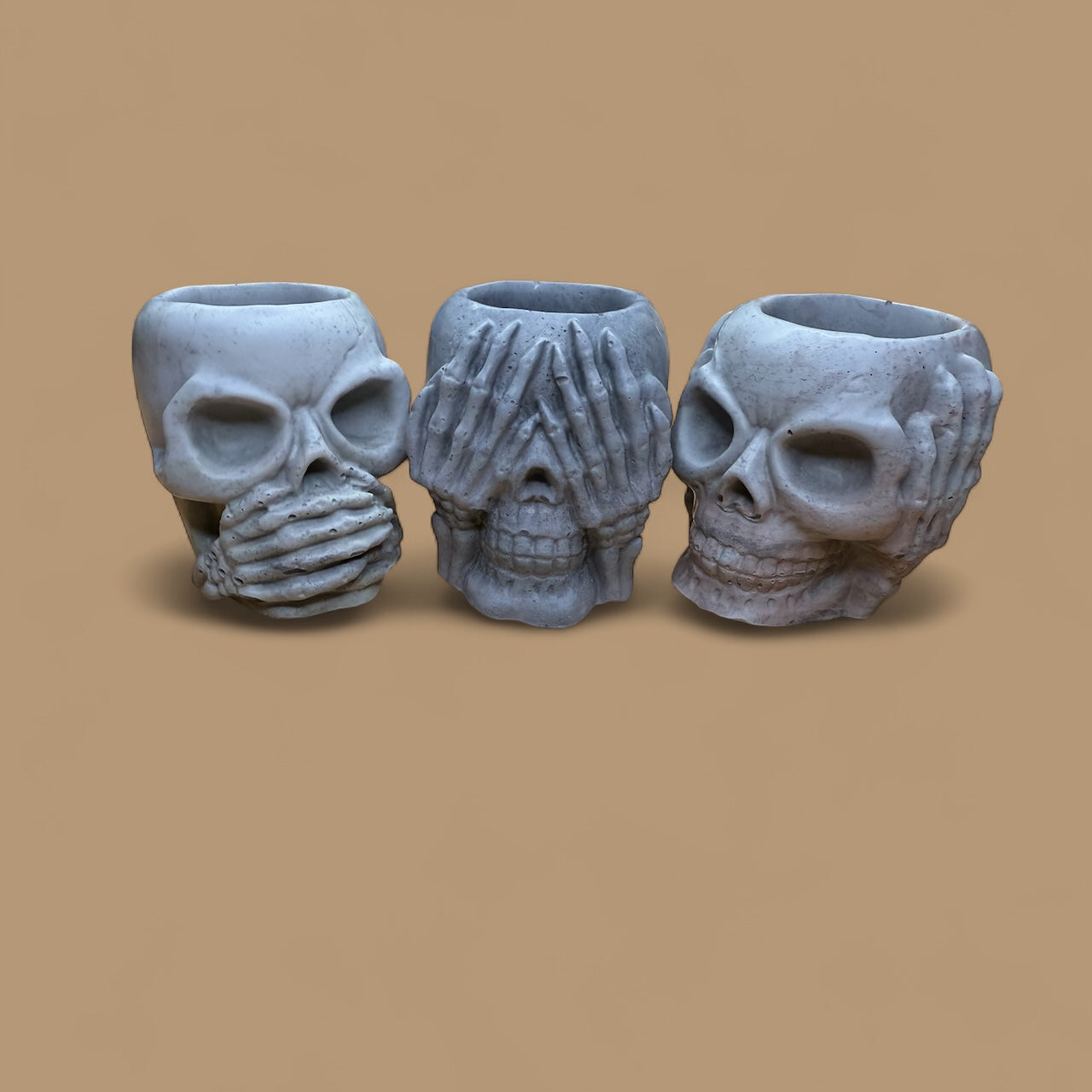 Three Wise Skulls